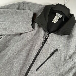 Champion Men's Softshell Jacket Grey XL Full Zip Venture Dry Water Resistant